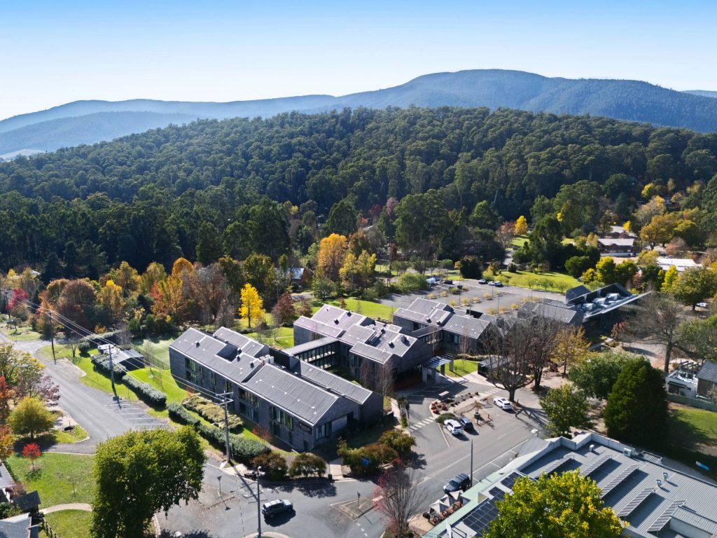 Drone image of Peppers Marysville Resort & Spa